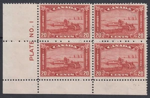 Canada #175 Used Plate Block - Picture 1 of 2