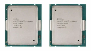 2x Intel Xeon E7-8880V2 15-Core 2.50GHz SR1GH LGA2011 37.5MB Cache Processor CPU - Picture 1 of 1