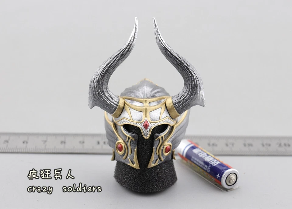 Casco para TBLeague PL2020-173B Caballero de Fuego-Plata Figura de Acción Escala 1/6 Foto 1 de 1