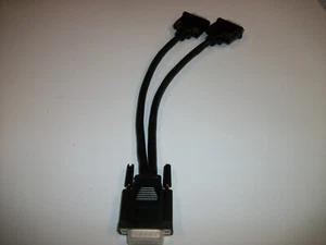 *NEW* 12"DMS-59 to Dual DVI Y cable adapter splitter digital graphics video Card - Picture 1 of 5
