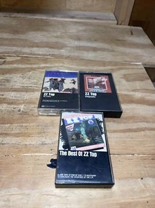 3 ZZ Top Cassette Tapes - El Loco, Deguello & The Best Of - Imagen 1 de 23