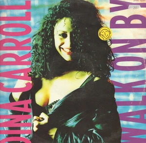 DINA CARROLL - Walk On By - JIVE - 1989 - UK - JIVE T 237 - Picture 1 of 2