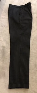 Eton College School Dress /Morning Dress /Wedding Striped Trousers 29” Waist - Picture 1 of 8