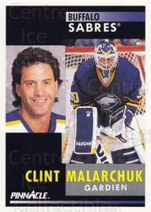 1991-92 Pinnacle French #103 Clint Malarchuk - Picture 1 of 1