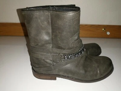 Botines grises Coconuts Berriman grises imitación cuero para mujer talla 7M  Foto 1 de 4