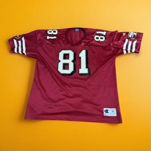 San Francisco 49ers Vintage Champion Terrell Owned 81 Rot Heim Trikot Gr. XL 48 - Bild 1 von 7
