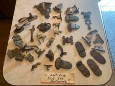 ANTIQUE ICE BOX MIXED HARDWARE LOT OF 37