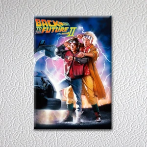 Back To The Future 2 II Movie Poster (NEW High Quality FRIDGE MAGNET) - Picture 1 of 2