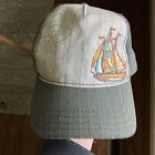 Sand Cassel Kids Hat by Goorin Adjustable Sailboat Ship Boat Gray Stripe