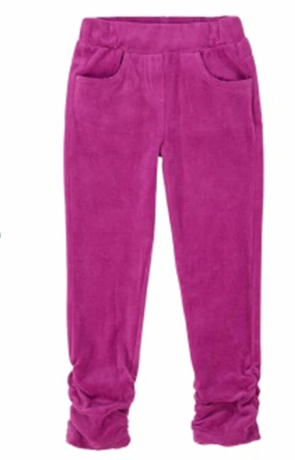 Pantalones de pana elásticos suaves Deux par Deux para niñas Vivid Viola Foto 1 de 1