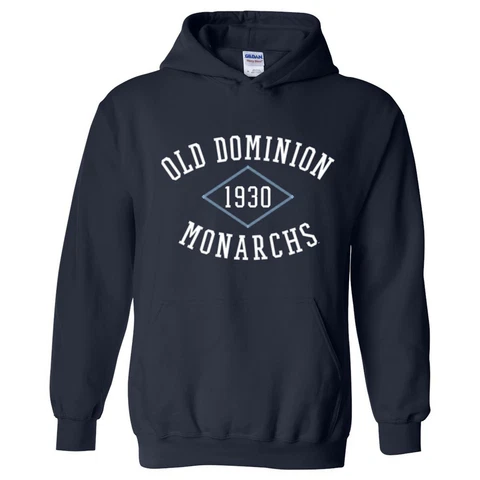 Old Dominion Monarchs Stitch Arch Team Color Hoodie - Navy Cover