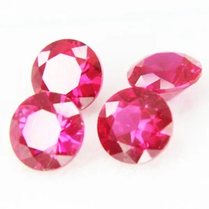Pink Mogok Natural Ruby 4.01 Ct Round Shape Certified Loose Gemstones Lot - Picture 1 of 4