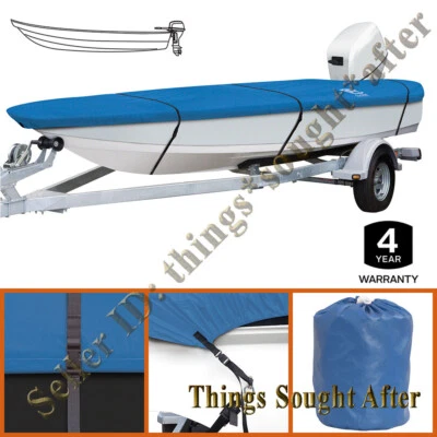 Cubierta de almacenamiento de barco con casco en V remolcable 12 13 14' ft a 68" viga pesca Stellex Foto 1 de 4