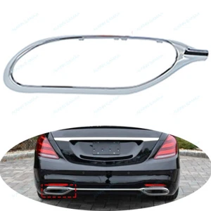 Left Rear Exhaust Molding Trim For Mercedes Benz S Class S450 300 W222 2018-2019 - Picture 1 of 5