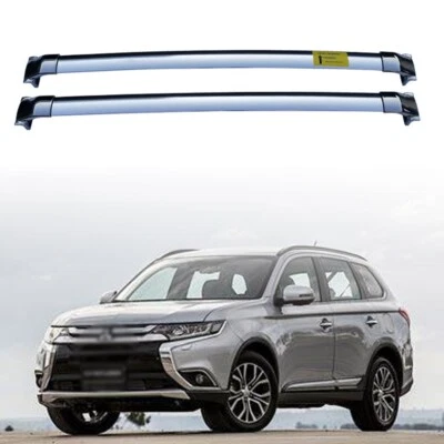 Crossbar Roof Racks Fits for Mitsubishi Outlander 2016-2021 2PCS Stainless Steel - Image 1 of 4