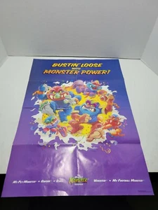 Vintage My Pet Monster Bustin' Loose with Monster Power Poster 15"x22" 1987 - Picture 1 of 6