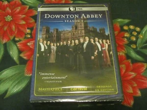 ~BRAND NEW SEALED~DOWNTON ABBEY~THE COMPLETE THIRD SEASON~3 DVD DISC SET~PBS~ - Picture 1 of 12