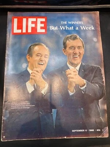 Vtg Life Magazine September 6 1968 Humphrey and Muskie Democratic Convention - Picture 1 of 4