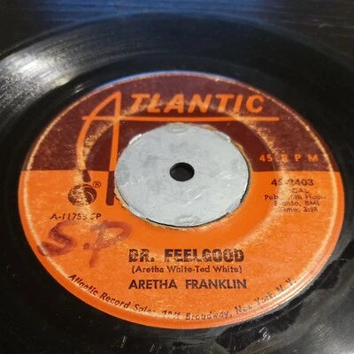 Aretha Franklin "Dr. FeelGood/Respect" - 45 RPM Northern Soul Motown Soul R&B Foto 1 de 4