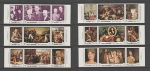 1970 Ras Al Khaimah - Geschichte Frankreichs Mi. 453A-70A - PERF Komplettsatz - MNH - Bild 1 von 3