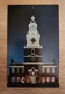 Independence Hall Knotts Berry Farm Buena Park Kalifornien Nachtsicht Postkarte - Bild 1 von 2