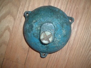 Vintage British silver seagull outboard motor front end cap - Picture 1 of 2