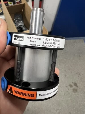 PARKER 1.504RLPE91.00 1504RLPE9100 1 1/2 Pneumatic Cylinder New - Image 1 of 2