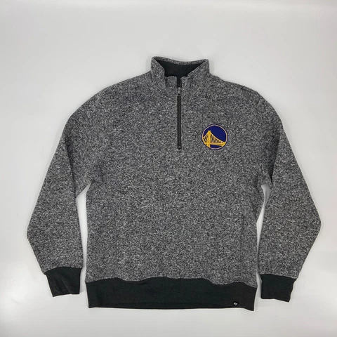 Golden State Warriors Sweater Mens XL Gray Basketball Stephen Curry Pullover Cover