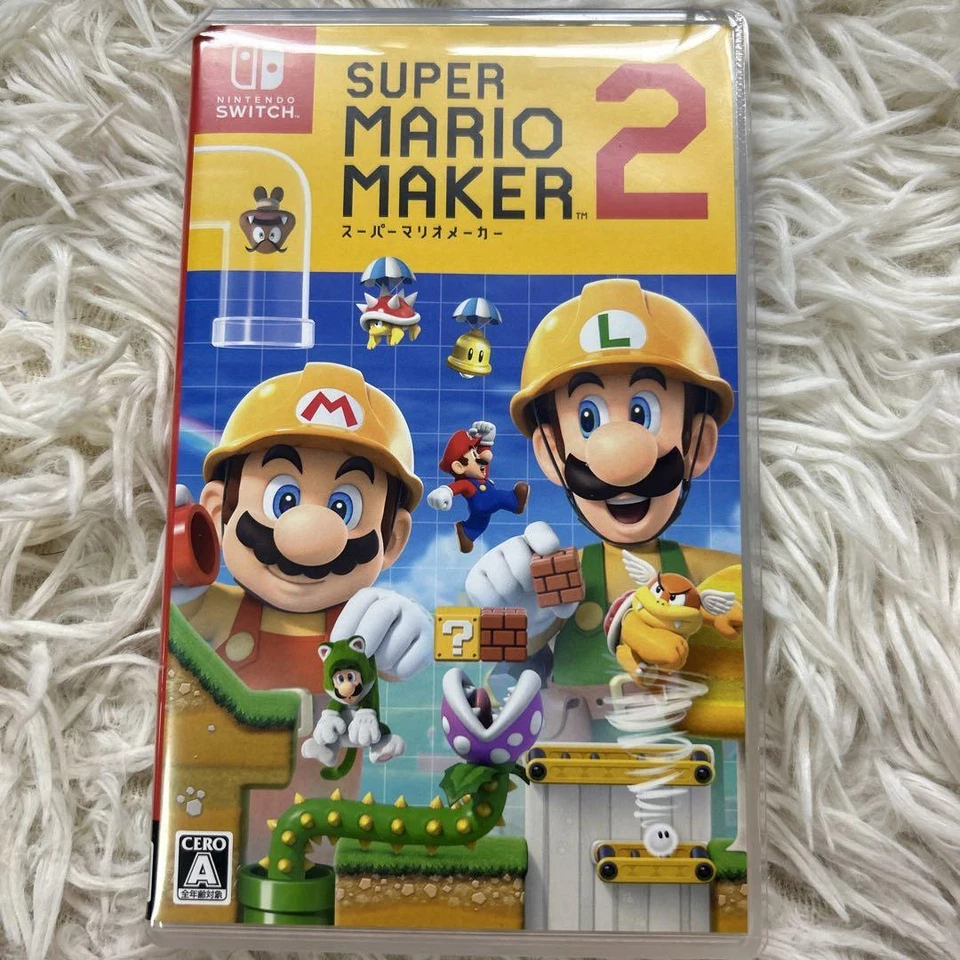 Super Mario Maker Nintendo Switch Video Game HAC-P-BAAQA Used Japan Import 21 - Image 1 of 3