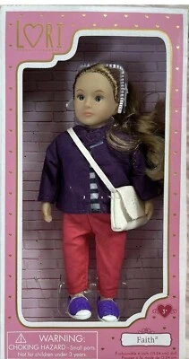Lori Our Gen 6” Faith Mini Doll W/Sun Glasses Faith By Battat New Unopened - Image 1 of 4