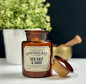 Paddywax Candles Apothecary Soy Wax Blend Jar Candle 8 oz. Various Scents