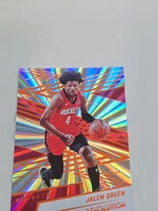 JALEN GREEN 🔥/75 2024-25 PANINI REVOLUTION BASKETBALL SUNBURST #46 - Picture 1 of 8