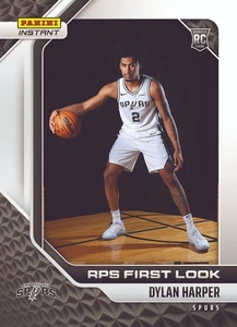 2025 PANINI INSTANT NBA RPS FIRST LOOK 1 DYLAN HARPER SA SPURS ROOKIE - Picture 1 of 2
