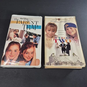 The Parent Trap & It Takes 2 VHS Lot Video Tape - Picture 1 of 8