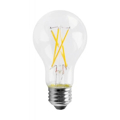 8 Watt - A19 LED - Clear - 3000K - Medium base - 120 Volt - 24-Pack - Image 1 of 4