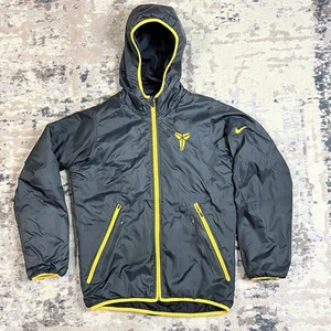 Nike Kobe Bryant Black Mamba Jacket Black/Yellow Windbreaker Coat Men’s Size S - Picture 1 of 11