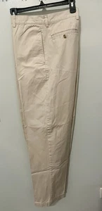 Gap Factory Store steinkhaki vorne flache Herrenhose gerades Bein 100 % Baumwolle - Bild 1 von 3