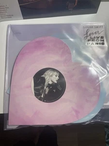 Taylor Swift - Lover (Live From Paris) ORIGINAL PRESS Blue/Pink, NEVER PLAYED - Picture 1 of 2