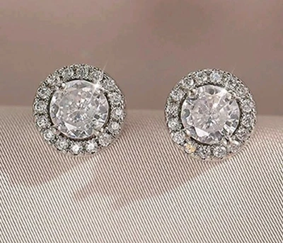 Orecchini Gioiello Di ZIRCONI idea Regalo - Immagine 1 di 4