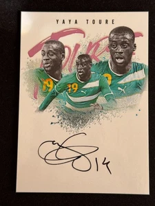 Futera 2025 World Football FX Series 2 Autograph Ivory Coast Yaya Toure /4 - Picture 1 of 2