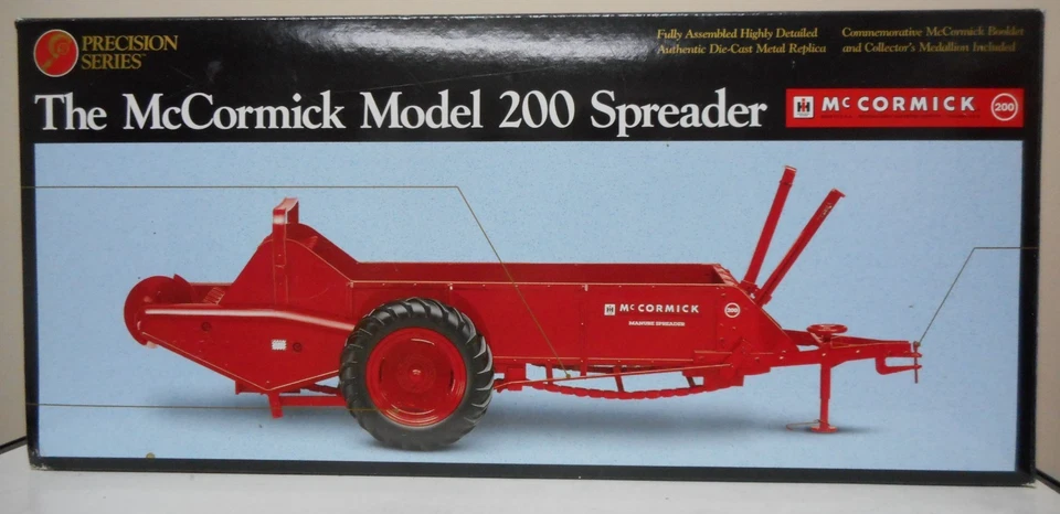 Ertl Precision Series #9 1950 McCormick Model 200 Spreader 1 16