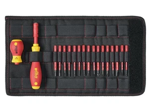  Wiha SoftFinish® electric slimVario Screwdriver Set, 19 Piece WHA41231 - Picture 1 of 2