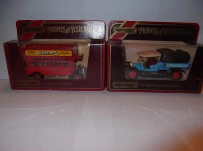 Matchbox Models of Yesteryear, 2x OVP - AEC Omnibus & Crossley Löwenbräu Y-23/26 - Bild 1 von 4