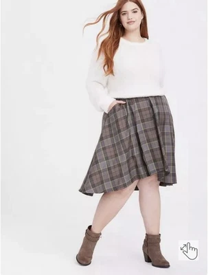 Falda envolvente Torrid Outlander Fraser tartán a cuadros talla 2/18-20 nueva con etiquetas Foto 1 de 4