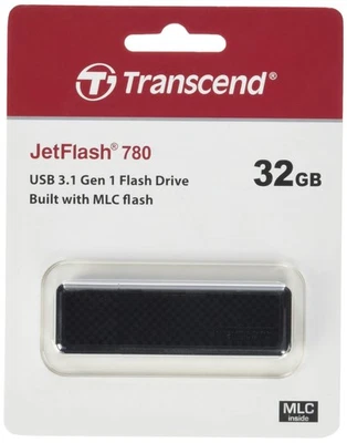 Transcend 32GB JetFlash 780 USB 3.1 Gen 1, Lightweight and Compact with MLC Flas - Image 1 of 4