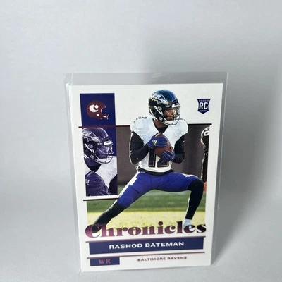 2021 Panini Chronicles #8 Rashod Bateman Rookie RC - Image 1 of 2