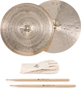 Meinl Cymbals 16 inch Byzance Foundry Reserve Hi-hat Cymbals - Picture 1 of 4