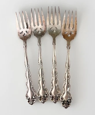 Cubiertos comunitarios Oneida vintage 4 tenedores para ensaladas Foto 1 de 4