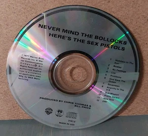 Never Mind the Bullocks Here's the Sex Pistols Music CD 1977 Punk Bodies Liar - Imagen 1 de 2