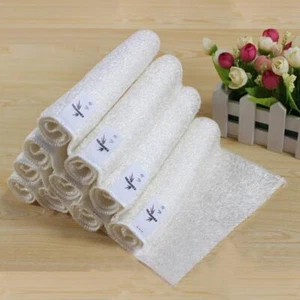 5pcs Dish Cloth Bamboo Fiber Dish Wash Cloths /Towel For Kitchen Clean 18x16cm! - Picture 1 of 6